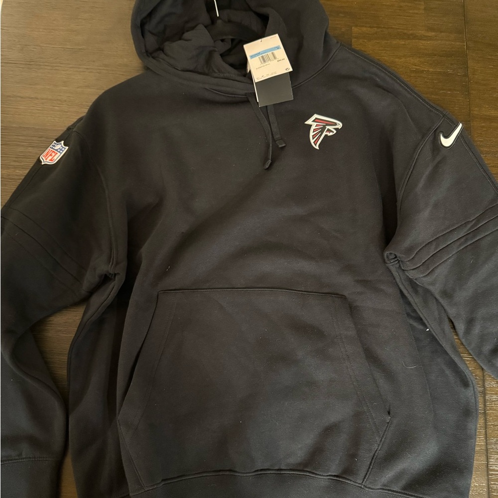 Women's Nike Black Atlanta Falcon's Hoodie with Kangaroo Pockets (NWT) Size M
